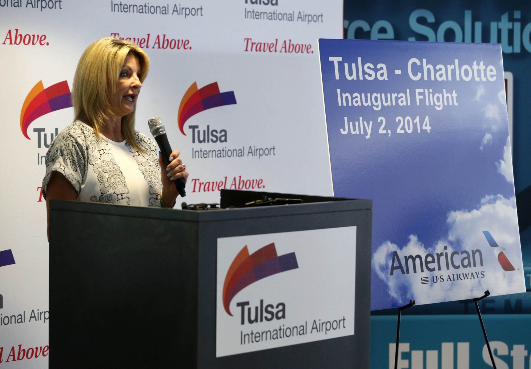 Internationaler Flughafen Tulsa im Jahr 2014